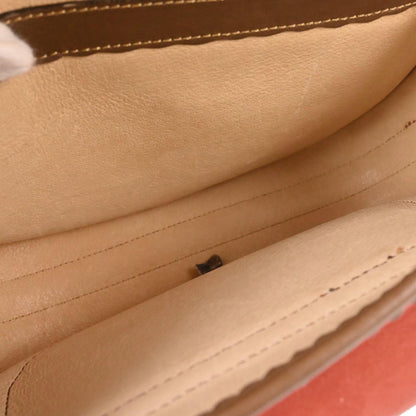 Loewe Orange Suede Leather Sevilla Collection Anagram Shoulder Bag