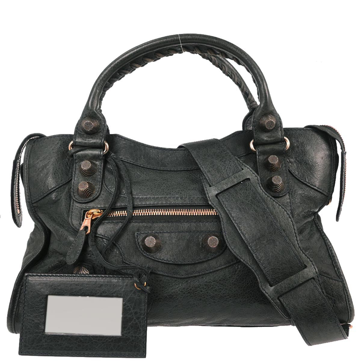 Balenciaga Green City Medium 2way Shoulder Handbag