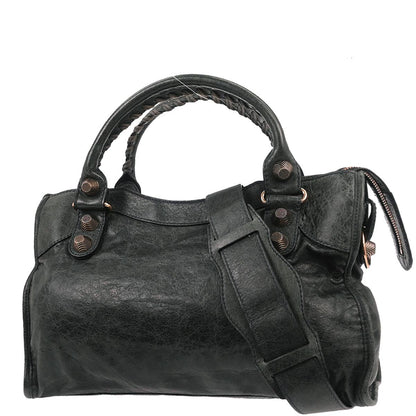 Balenciaga Green City Medium 2way Shoulder Handbag