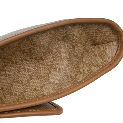 Celine Beige Macadam Shoulder Bag