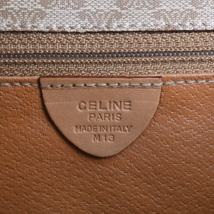 Celine Beige Macadam Shoulder Bag