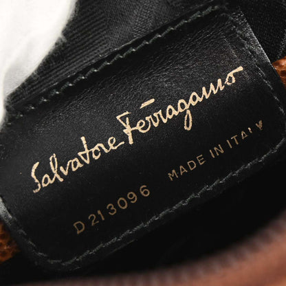 Salvatore Ferragamo Brown Vara Shoulder Bag