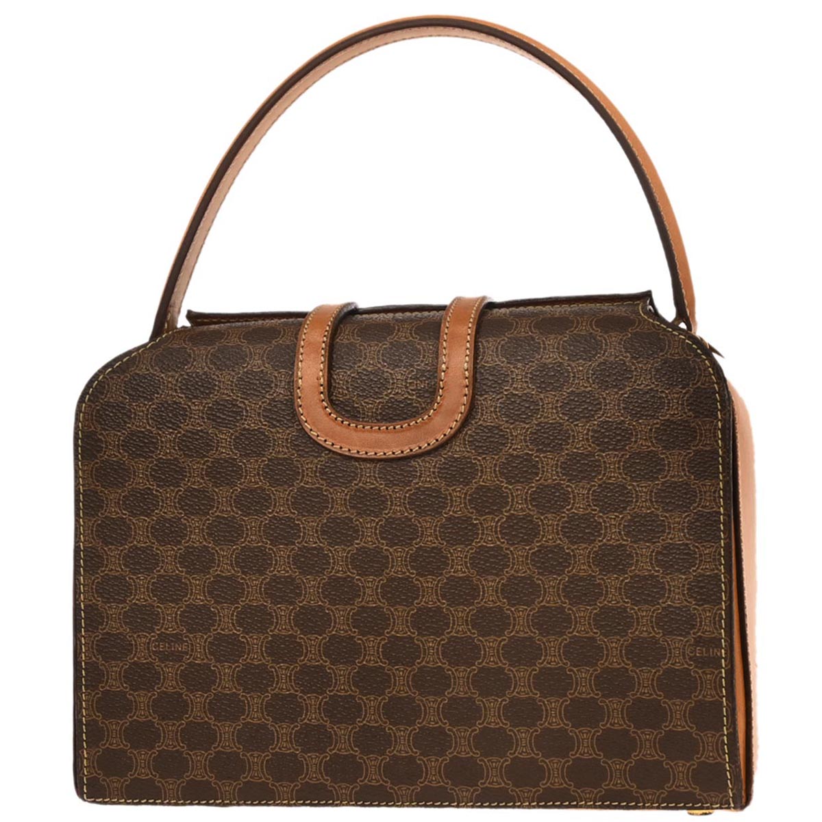 Celine Brown Macadam Handbag