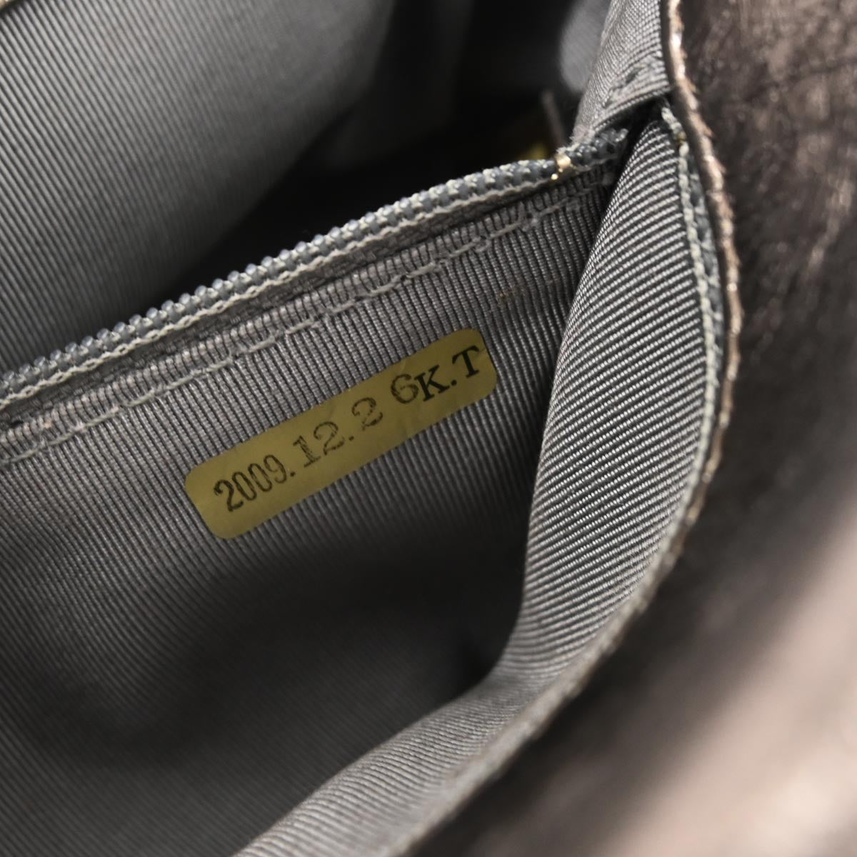 Chanel Metallic Silver Calfskin Handbag