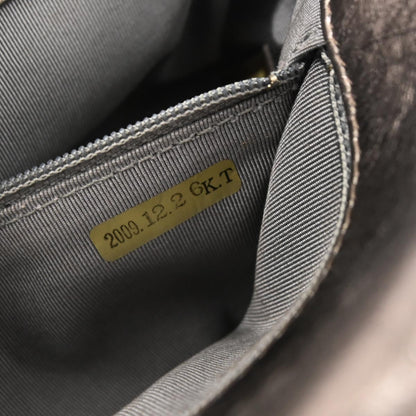 Chanel Metallic Silver Calfskin Handbag