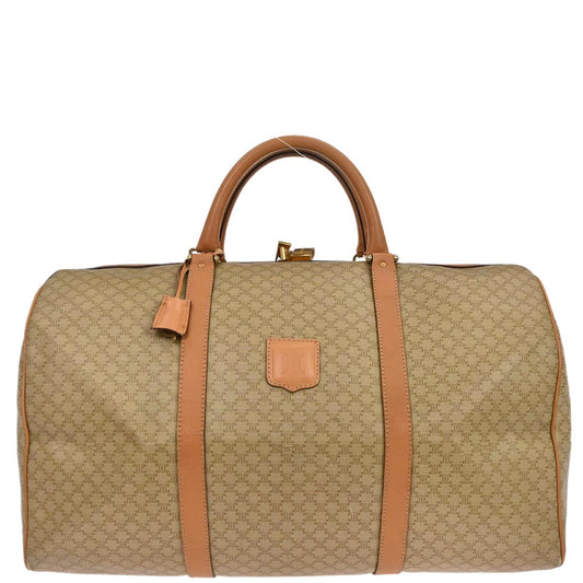Celine Beige Macadam Duffle Handbag