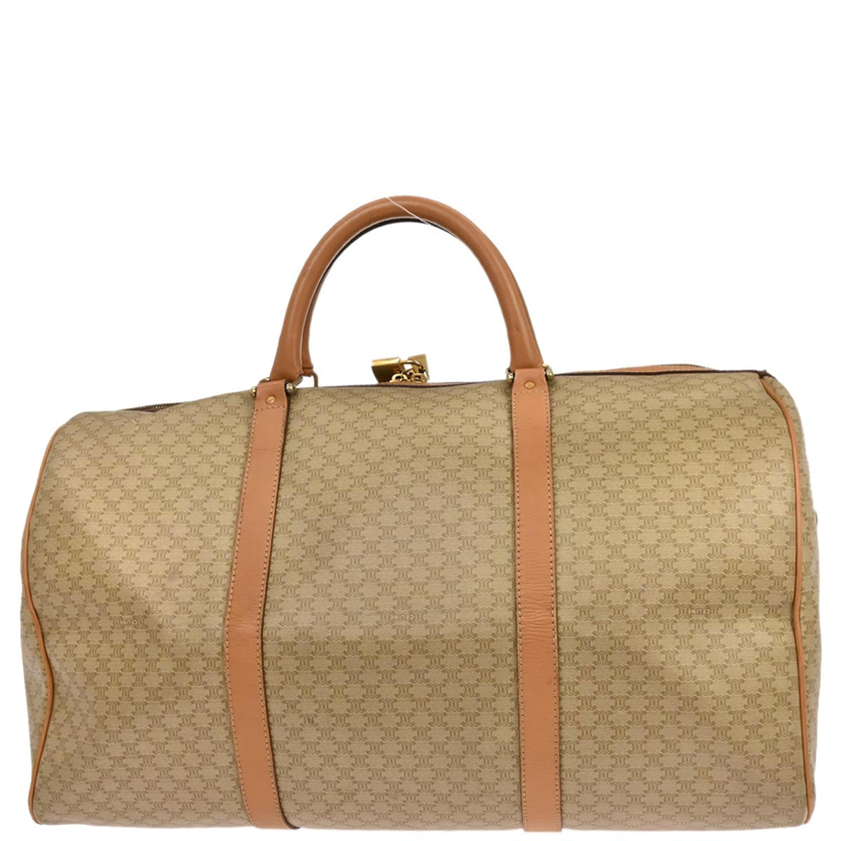 Celine Beige Macadam Duffle Handbag