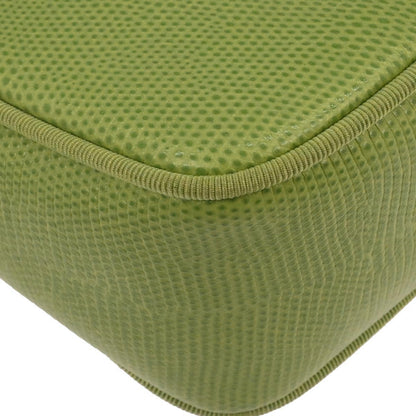 Salvatore Ferragamo Green Embossed Leather Vara Shoulder Bag