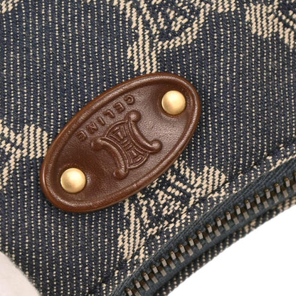 Celine Blue Denim Macadam Handbag