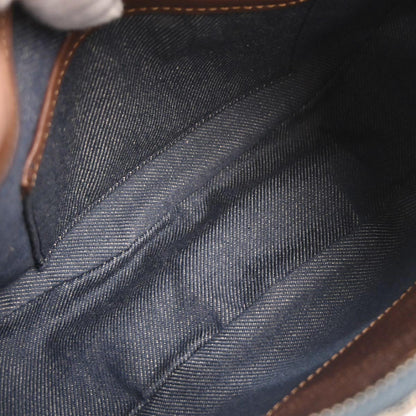 Celine Blue Denim Macadam Handbag