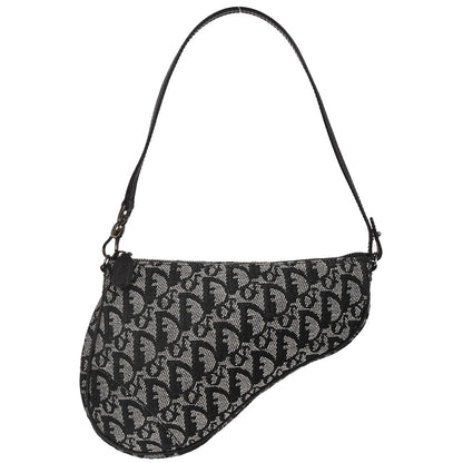Christian Dior Black Trotter Saddle Handbag