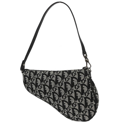 Christian Dior Black Trotter Saddle Handbag