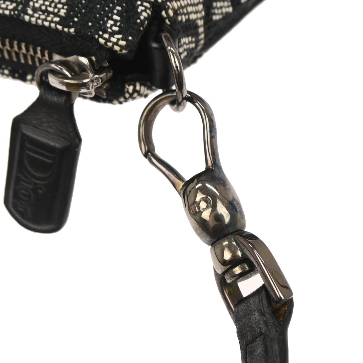 Christian Dior Black Trotter Saddle Handbag