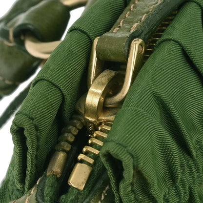 Prada Green Nylon 2way Shoulder Handbag