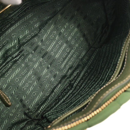 Prada Green Nylon 2way Shoulder Handbag