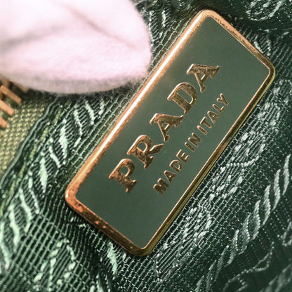 Prada Green Nylon 2way Shoulder Handbag