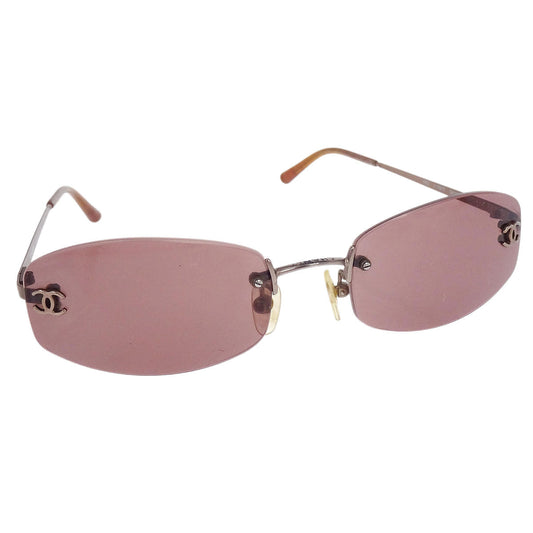 Chanel Sunglasses Eyewear Brown Small Good
