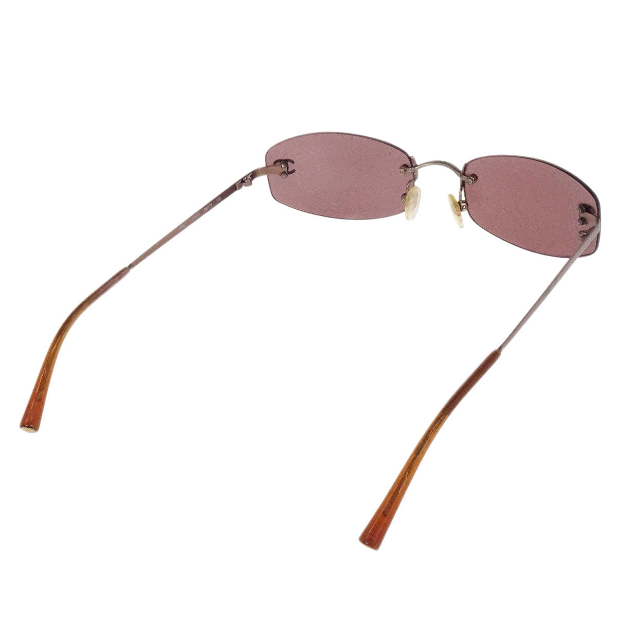 Chanel Sunglasses Eyewear Brown Small Good