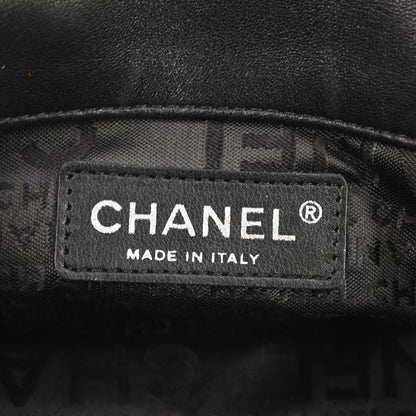 Chanel Black Satin Micro Classic Flap Shoulder Bag Pochette