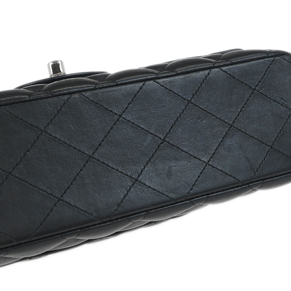 Chanel 2019 Black Lambskin Medium Classic Double Flap Shoulder Bag