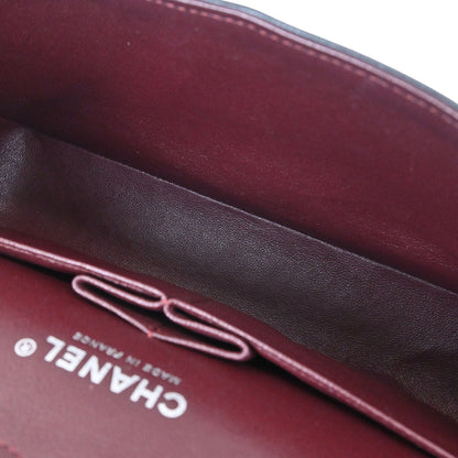 Chanel 2019 Black Lambskin Medium Classic Double Flap Shoulder Bag