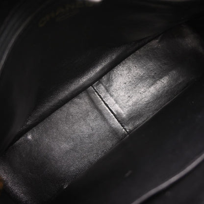 Chanel 2000-2002 Black Caviar Skin Handbag