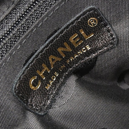 Chanel 2003-2004 Black Calfskin Chain Handbag