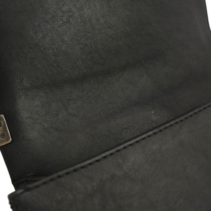 Boy Chanel 2014 Black Calfskin Medium Shoulder Bag