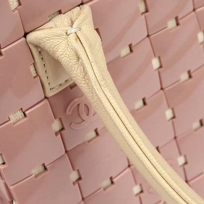 Chanel 2000-2002 Pink Acrylic Puzzle Block Tote Handbag