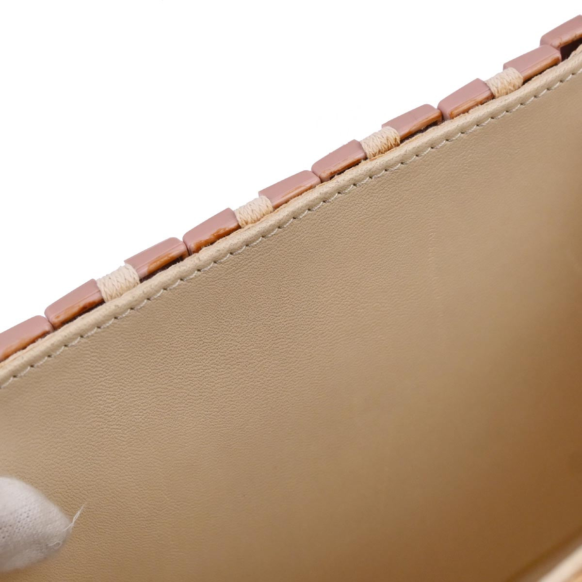 Chanel 2000-2002 Pink Acrylic Puzzle Block Tote Handbag