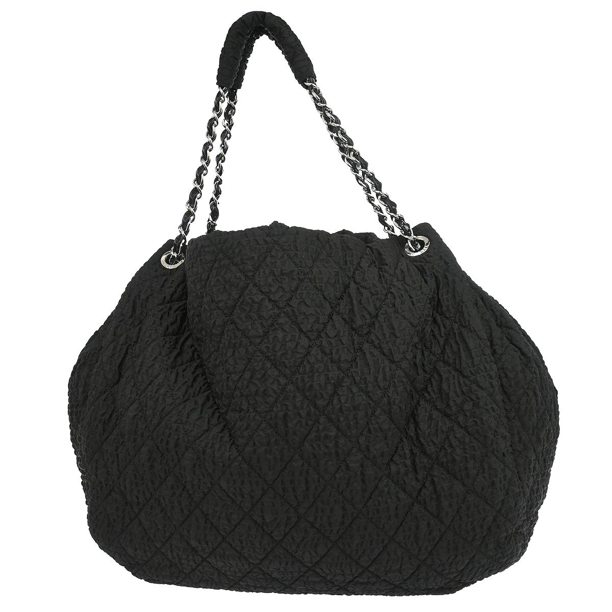 Chanel 2009-2010 Black Nylon Coco Cabas Handbag
