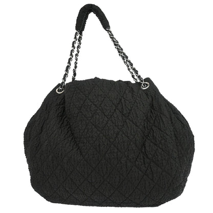 Chanel 2009-2010 Black Nylon Coco Cabas Handbag