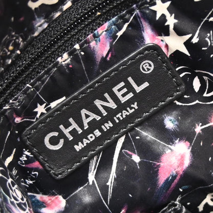 Chanel 2017-2018 Silver Calfskin Ground Control Tote Bag