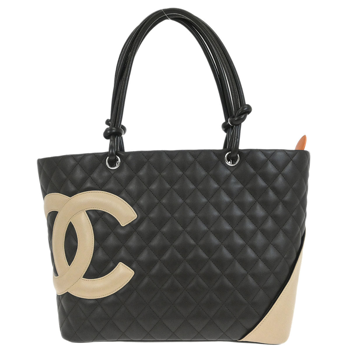 Chanel Brown Calfskin Cambon Ligne Tote Handbag