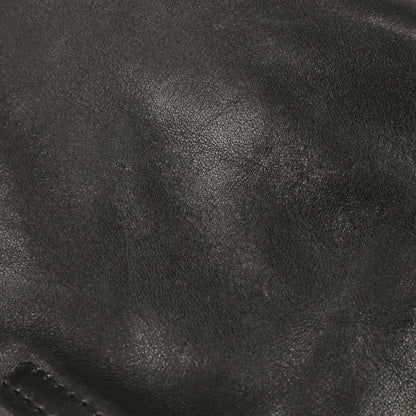 Saint Laurent Black Leather Anita Fringe Crossbody Bag