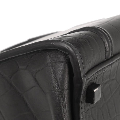 Celine Black Leather Phantom Luggage Tote Bag