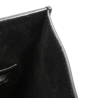 Celine Black Leather Phantom Luggage Tote Bag