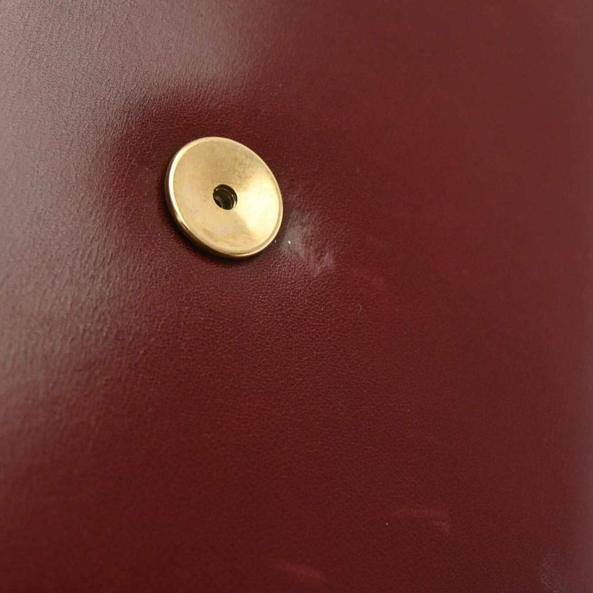 Celine Bordeaux Leather Shoulder Bag