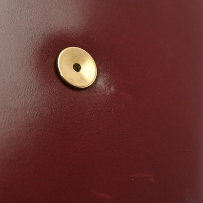 Celine Bordeaux Leather Shoulder Bag