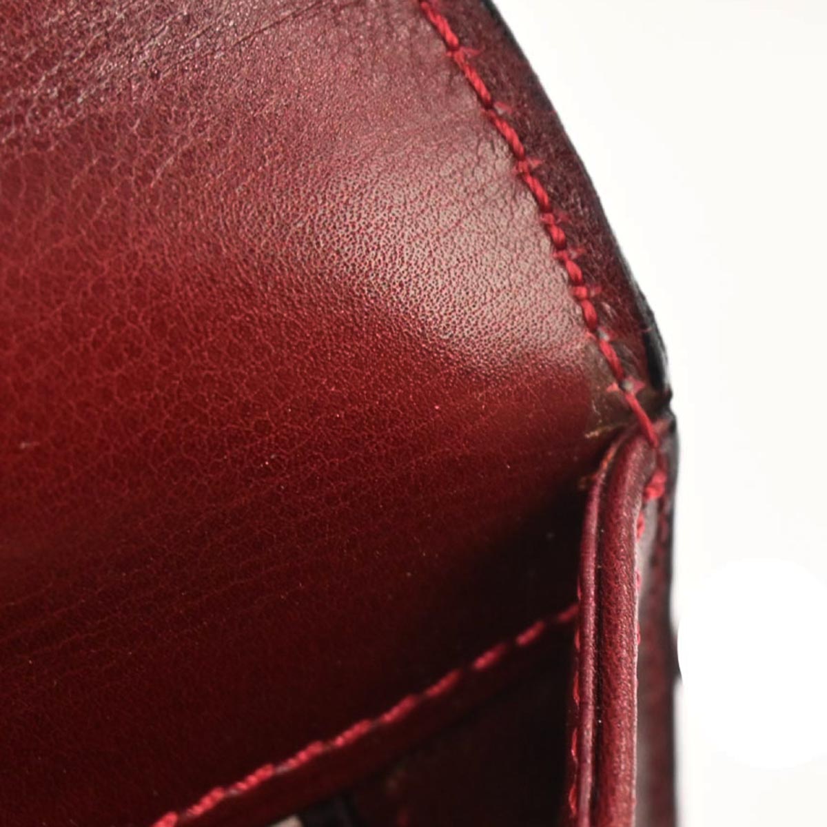 Celine Bordeaux Leather Shoulder Bag