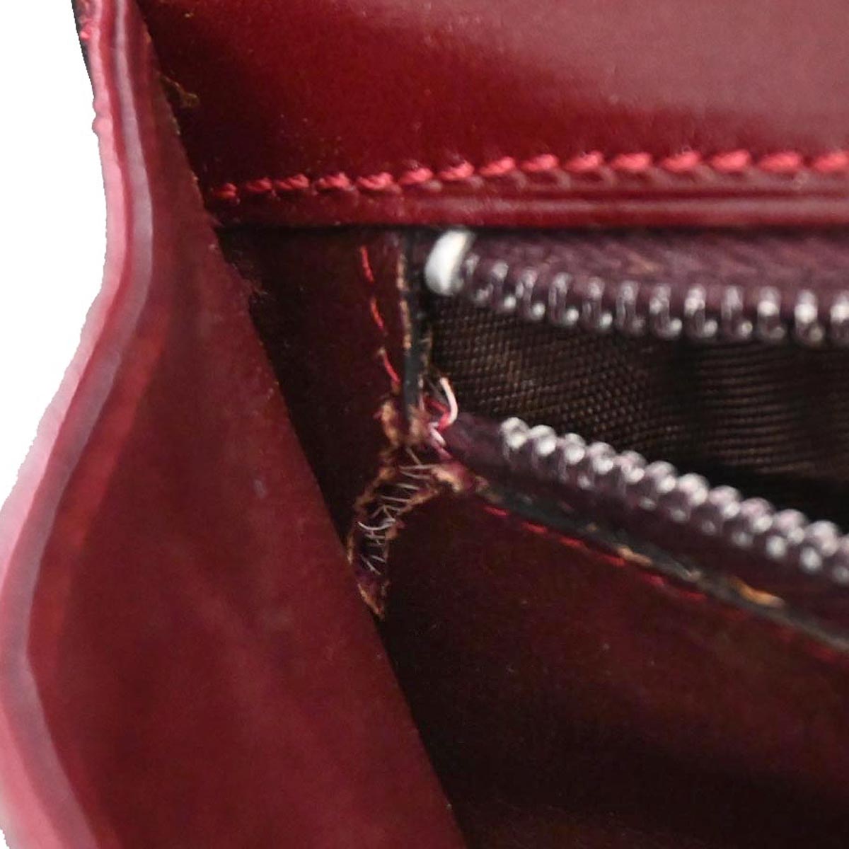 Celine Bordeaux Leather Shoulder Bag