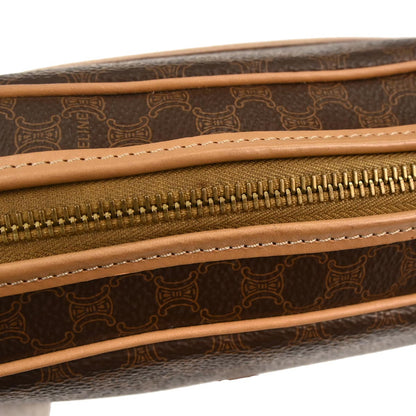 Celine Brown Macadam Shoulder Bag