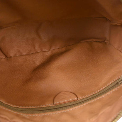 Celine Brown Macadam Shoulder Bag