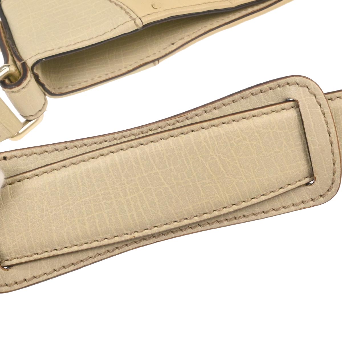 Gucci * Ivory Ostrich Horsebit Hobo Handbag