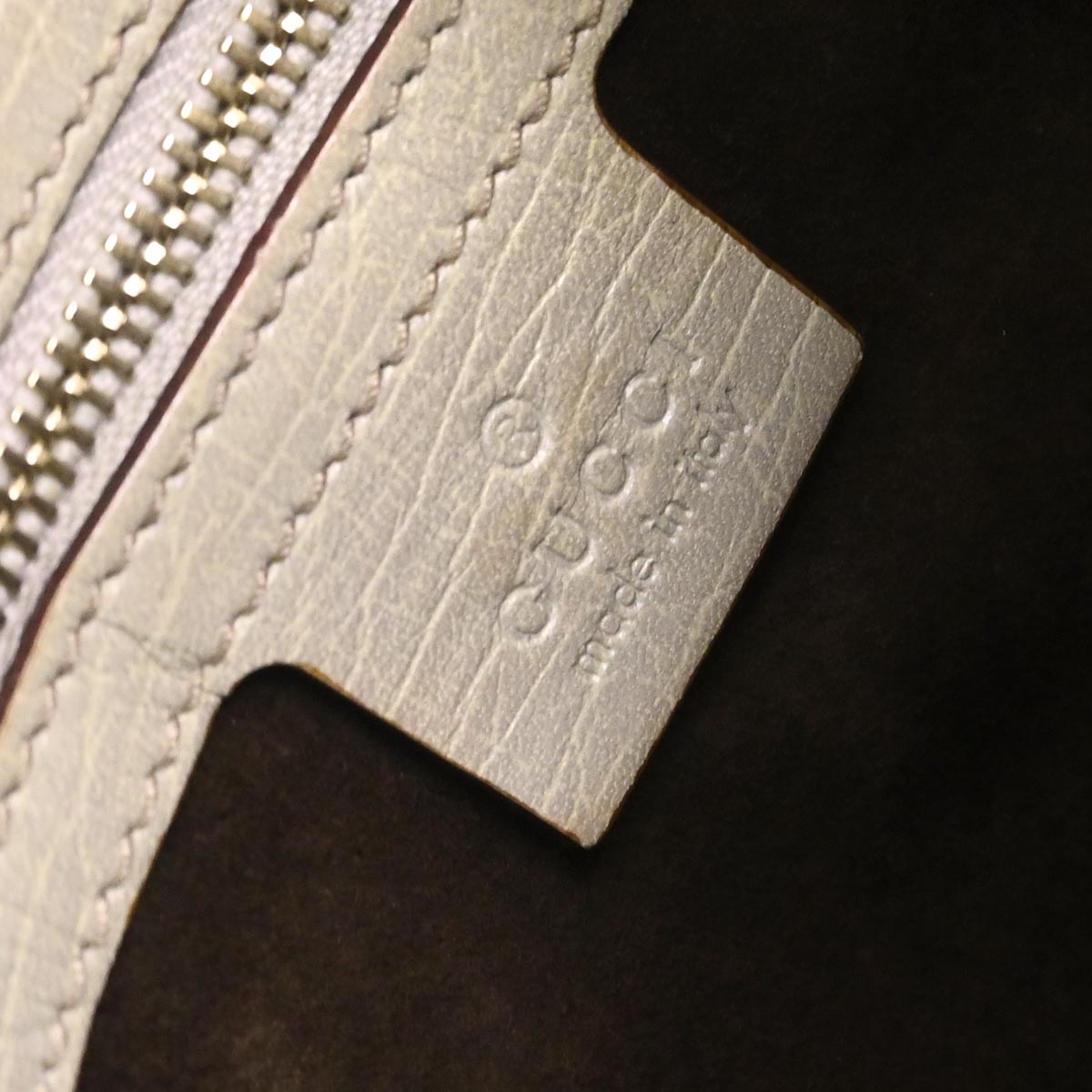 Gucci * Ivory Ostrich Horsebit Hobo Handbag