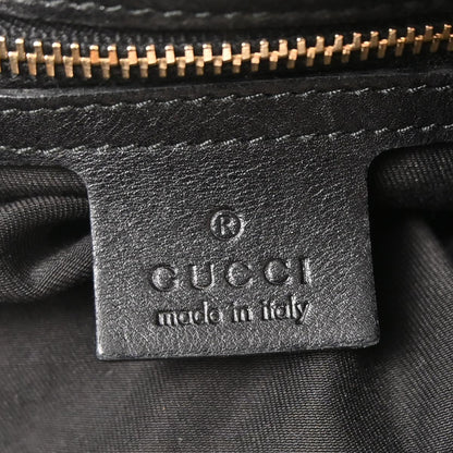 Gucci Black Bamboo 2way Shoulder Handbag