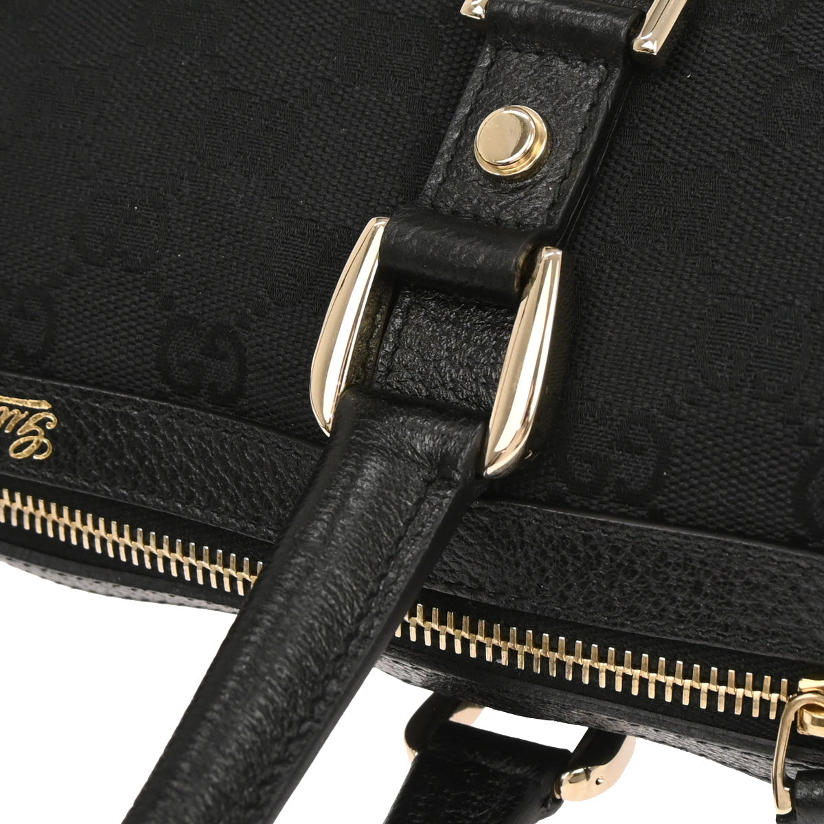 Gucci Black GG Handbag