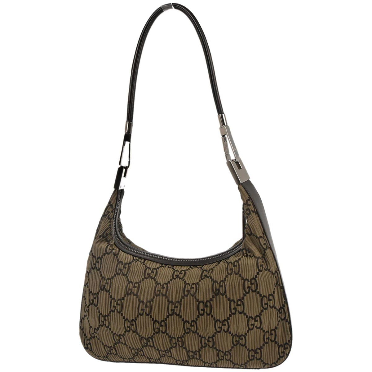 Gucci Brown GG Hobo Shoulder Bag
