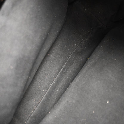 Chanel Silver Embossed Leather Backpack