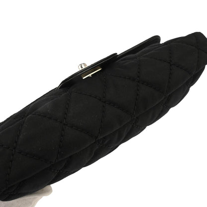 Chanel Black Pony Hair Canvas Sport Line Flap Chain Shoulder Bag